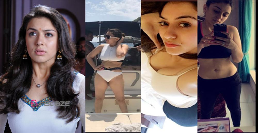 hansika motwani's personal photos leaked without her permission