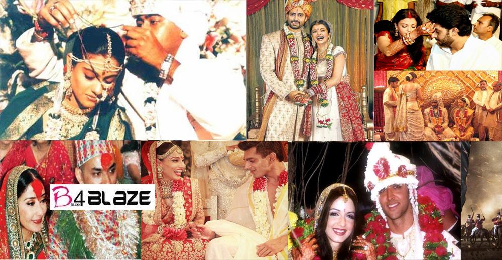 20 Bollywood Actress Royal Wedding Day Look