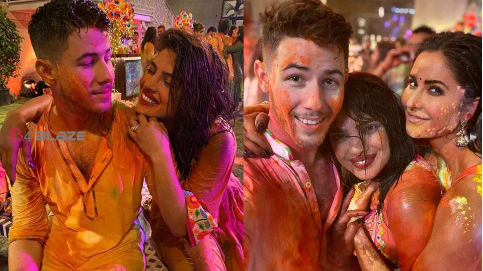 Priyanka Chopra-Nick Jonas celebrating holi at Nisha Ambani's House, Watch Photos