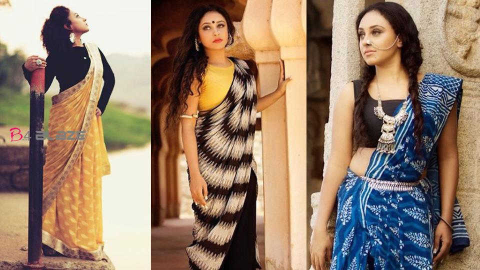 Pearle Maaney looking more beautiful in Saree, Photos are viral