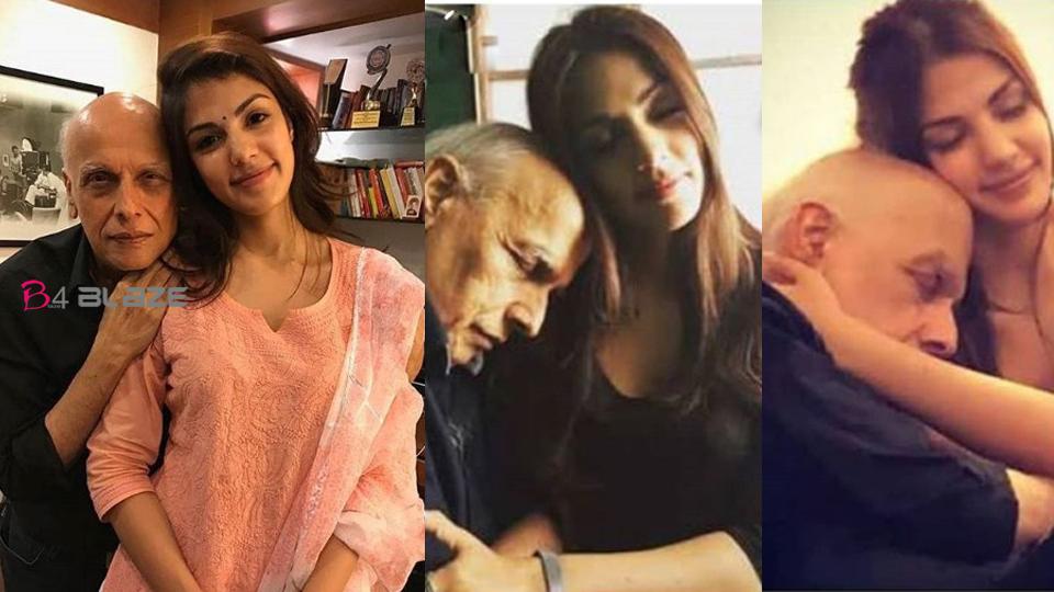 Old pictures of Rhea Chakraborty and Mahesh Bhatt are becoming viral on social media after the death of Sushant Singh Rajput