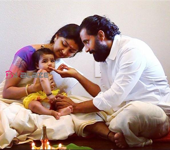 Divya Unni with family