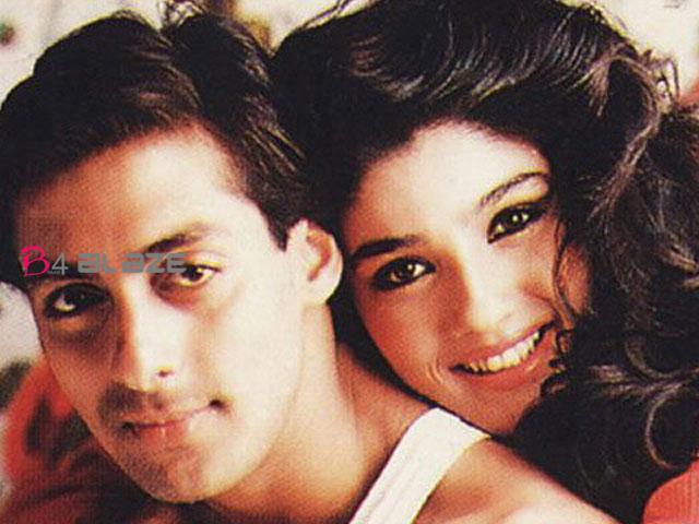 Salman khan with raveena