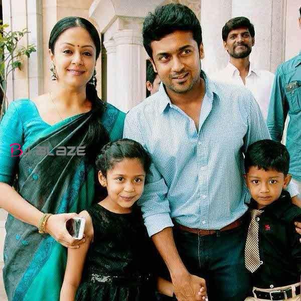 Jyothika and family