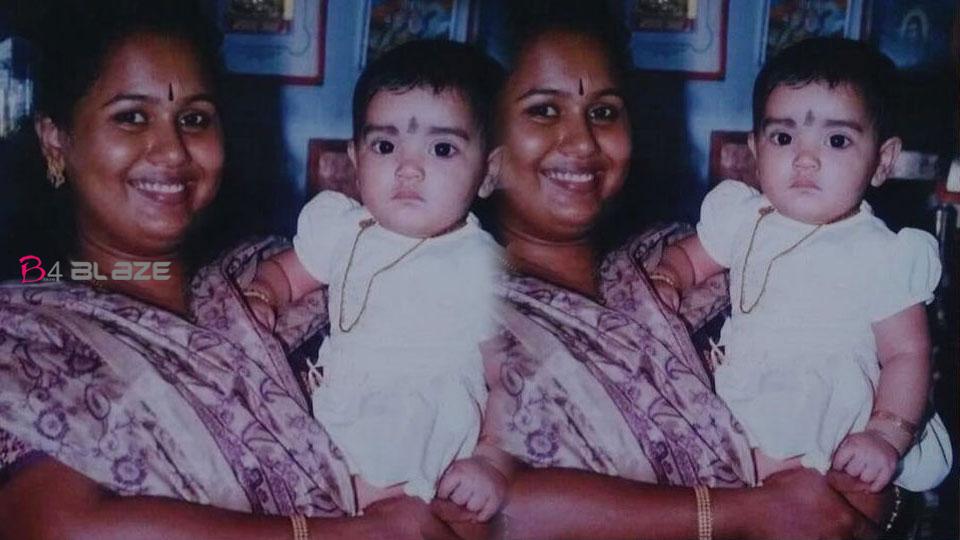 saniya iyappan childhood picture