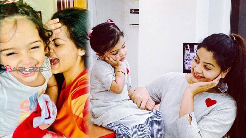 Shilpa Bala with daughter Yamika