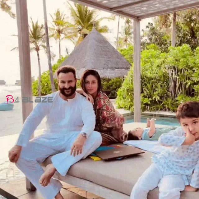 Kareena Kapoor with her family enjoying vacation