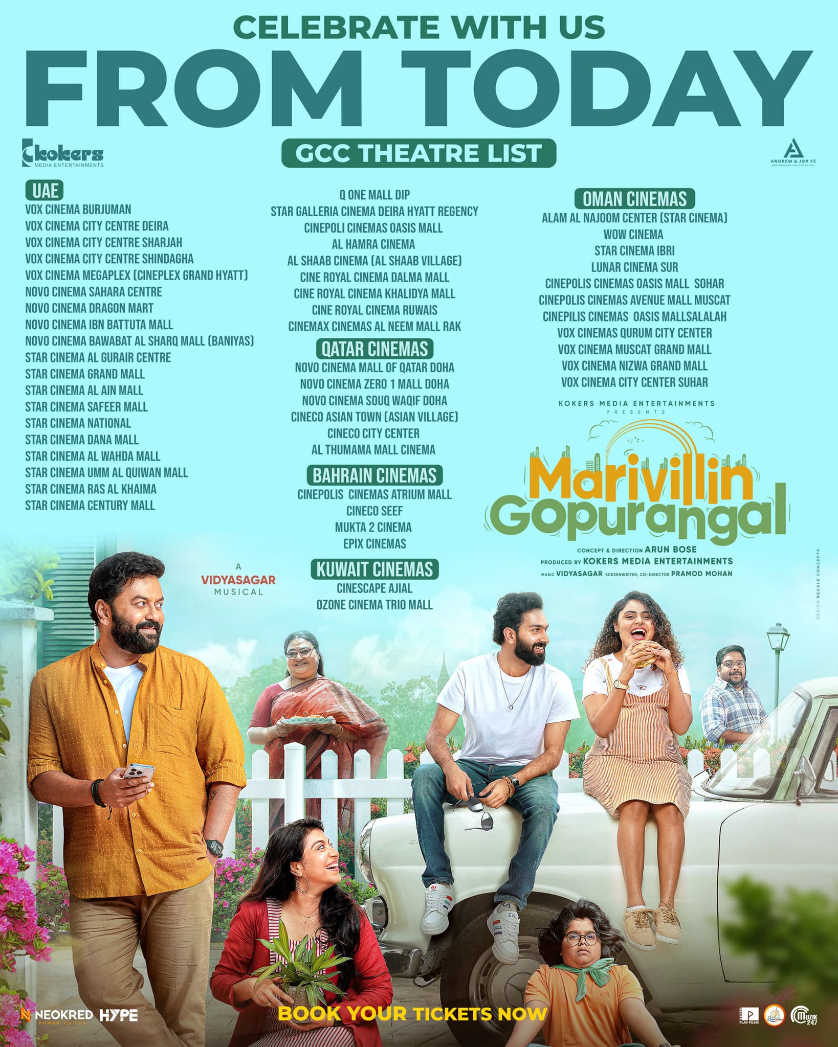 Marivillin Gopurangal movie theatre list